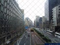 Street City view of traffic at Odaiba, Tokyo 2016