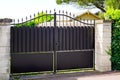 Street classic home black steel classic house classical gate garden access