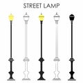 Street classic lamp Royalty Free Stock Photo