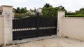 Street classic portal home black steel vintage metal retro house gate