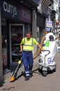 Street cleaner, Chester.