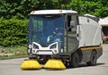 Street cleaner vehicle in the city Royalty Free Stock Photo