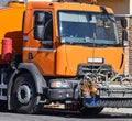 Street cleaner vehicle Royalty Free Stock Photo