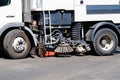 Street cleaner vehicle Royalty Free Stock Photo