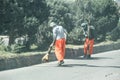 Street cleaners in herat city