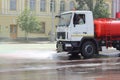 Street cleaning watering machine