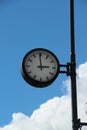 Street clock Royalty Free Stock Photo