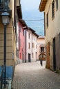 Street in Colico Royalty Free Stock Photo