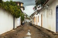 Street of the colonial city of Parati Rio de Janeiro - Brazil