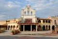 Street in the colorful Mexican village