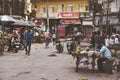 Street colorfull Life in India, Varanasi Royalty Free Stock Photo