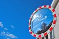 Street convex mirror