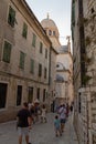 The street and copula of Sibenik