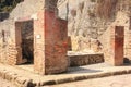 Street corner and tavern. Herculaneum. Naples. Italy Royalty Free Stock Photo