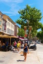 Street Cours Mirabeau in Aix-en-Provence, France