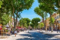 Street Cours Mirabeau in Aix-en-Provence