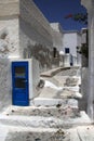 A street in Crete, Greece, by siesta time Royalty Free Stock Photo