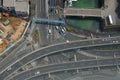 Street crossing and water canal