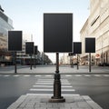 Street crossings featuring clear, visible, and informative signage