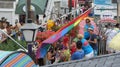 Street Crowd in Cherry Grove, Fire Island