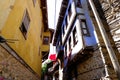 Street in Cumalikizik Village, Bursa, Turkey. Home, house