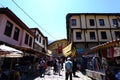 Street in Cumalikizik Village, Bursa, Turkey. Home, house Royalty Free Stock Photo