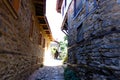 Street in Cumalikizik Village, Bursa, Turkey. Home, house Royalty Free Stock Photo