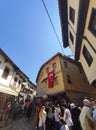 Street in Cumalikizik Village, Bursa, Turkey. Home, house