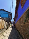 Street in Cumalikizik Village, Bursa, Turkey. Home, house