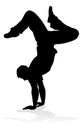 Street Dance Dancer Silhouette Royalty Free Stock Photo