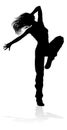 Street Dance Dancer Silhouette Royalty Free Stock Photo