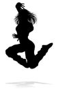 Street Dance Dancer Silhouette Royalty Free Stock Photo