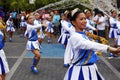 Street dance parade participants in colorful costumes during the annual SUMAKAH Festival in Antipolo City