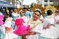 Street dance parade participants in colorful costumes during the annual SUMAKAH Festival in Antipolo City