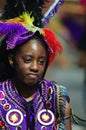 A street dancer at London Notting Hill Carnival Royalty Free Stock Photo