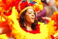 A street dancer at London Notting Hill Carnival Royalty Free Stock Photo