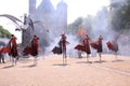 Street dancers dutch city deventer Netherlands
