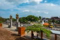 The street in daytime in Majalengka, Indonesia Royalty Free Stock Photo