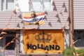 Street decoration in Hoogeveen in connection with the European Football Championships