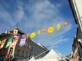 Street decorations in Klagenfurth