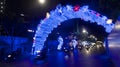 Street decorations for Lunar New Year in Ho Chi MInh