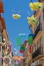 Street decorations in Setubal