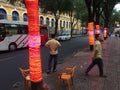 Street docration in Ho Chi MInh