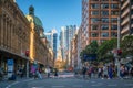 Street in downtown Sydney business area