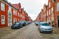 Street in the Dutch Quarter in Potsdam, Germany Royalty Free Stock Photo