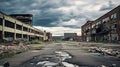 street empty urban background