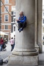 Street entertainer in Covent Garden Market