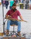 Street entertainer. Edinburgh Fringe.