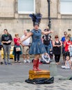 Street entertainer. Edinburgh Fringe.