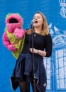 Street entertainer. Edinburgh Fringe.